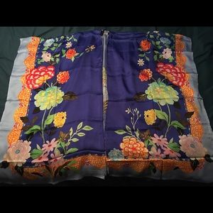 NWOT Peacock Silken Kimono